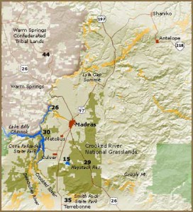 Crooked River Map