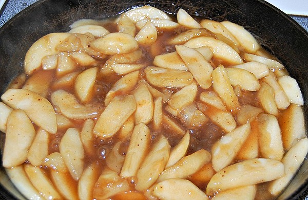 Pumpkin Pancakes with Sauteed Apples Recipe 
