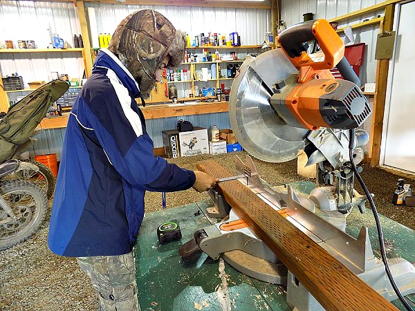 Goat Feeder Construction