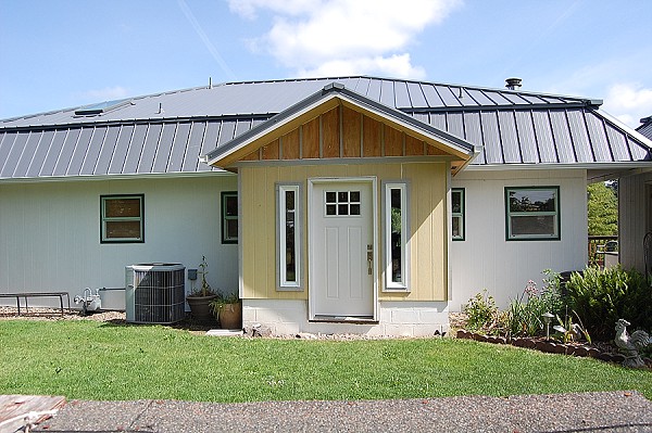 New roof and front entry