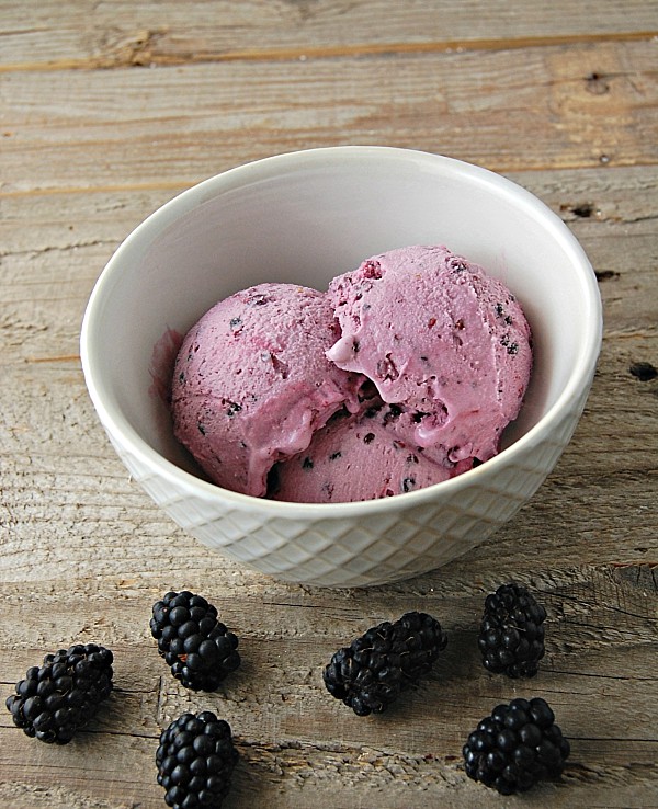 Marionberry Ice Cream
